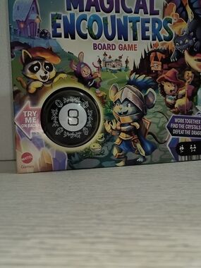Mattel Magical Encounters Board Game - Blue, Green, Purple, Yellow
